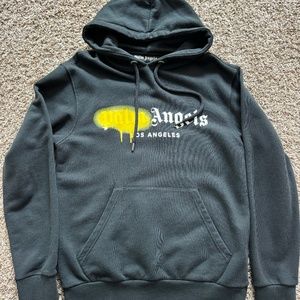 Palm  angels Los Angeles spray paint hoodie